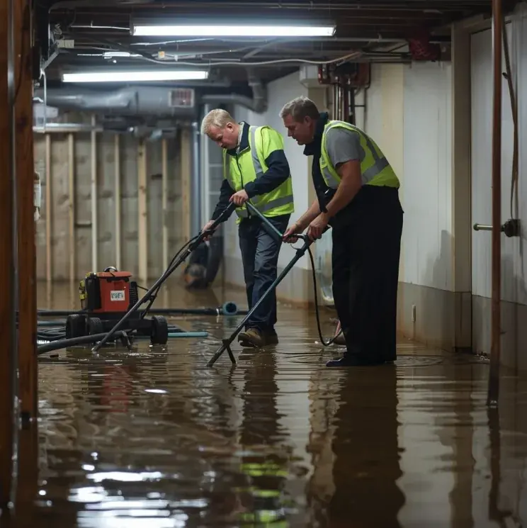 Water damage restoration in a Johnston County commercial building